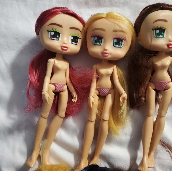 :* 13 used Boxy Girls Doll Lot of nude in good condition read description boxie - Picture 7 of 16